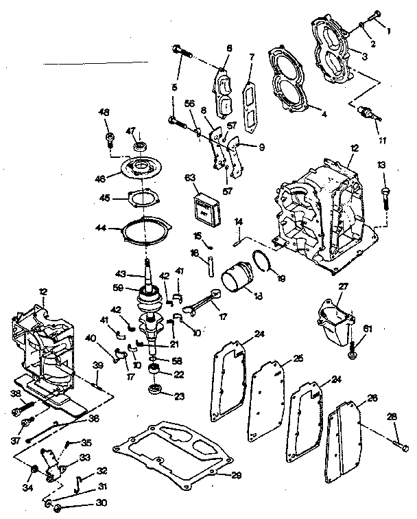 Craftsman 225587150 power head diagram