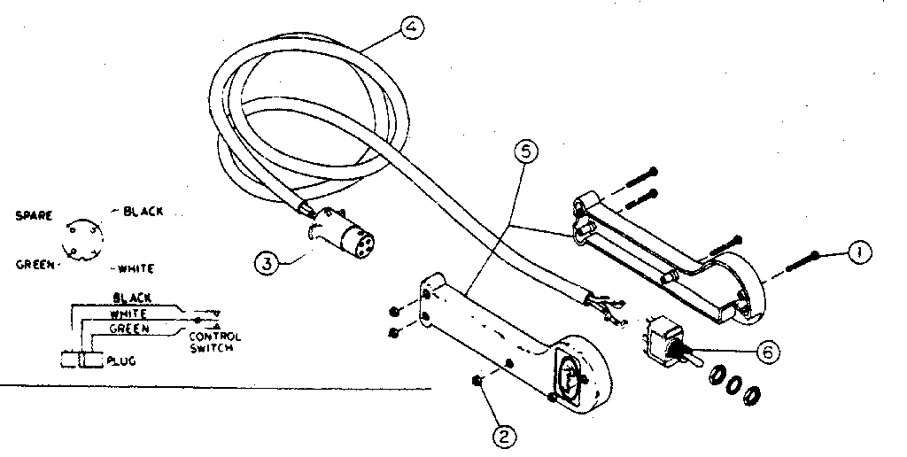 Ramsey RE 12000 R switch assembly diagram