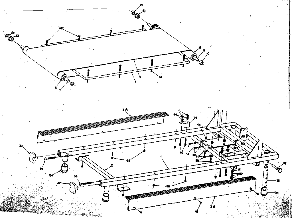 Lifestyler 845296010 walking board assembly diagram