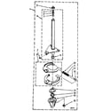 Kenmore 11082672800 brake and drive tube parts diagram