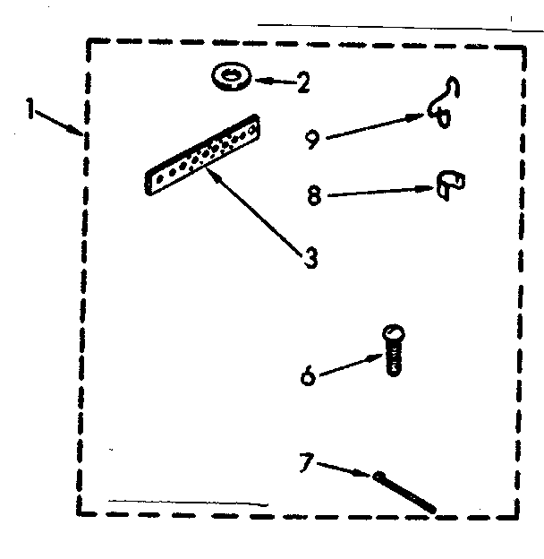 Kenmore 11082671700 micellaneous parts diagram