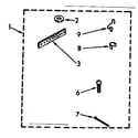 Kenmore 11082671100 micellaneous parts diagram