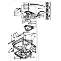 Kenmore 11082671100 machine base parts diagram