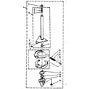 Kenmore 11082671100 brake and drive tube parts diagram