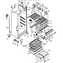 Kenmore 2538369212 cabinet parts diagram