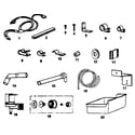 Kenmore 2538369212 ice maker installation parts kit #8085 diagram