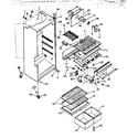 Kenmore 2538367291 cabinet parts diagram