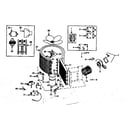 Kenmore 867814465 functional replacement parts diagram