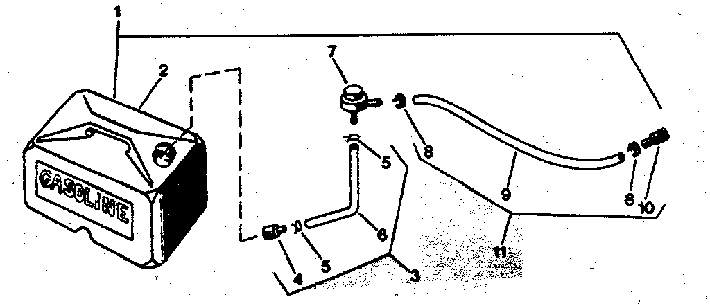 Craftsman 217586614 remote fuel tank assembly diagram