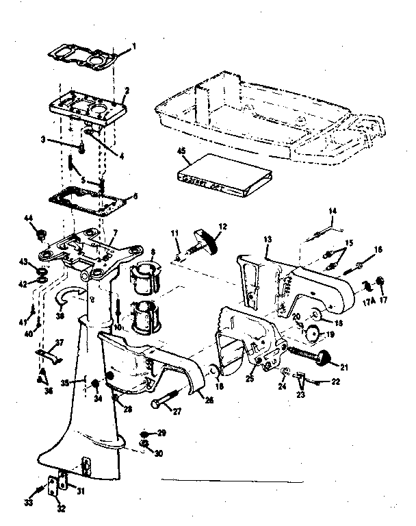 Craftsman 217586614 column assembly diagram