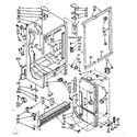 Kenmore 1068472461 cabinet parts diagram