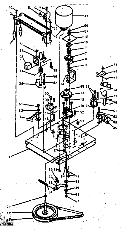 LXI 13291940450 8 track mechanism parts diagram