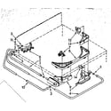 Kenmore 11082791100 bleach, detergent and rinse dispenser diagram