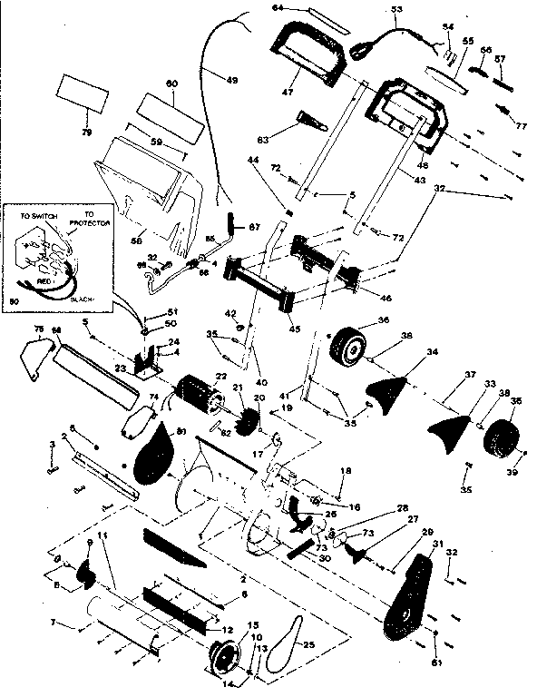 Craftsman 536883100 replacement parts diagram