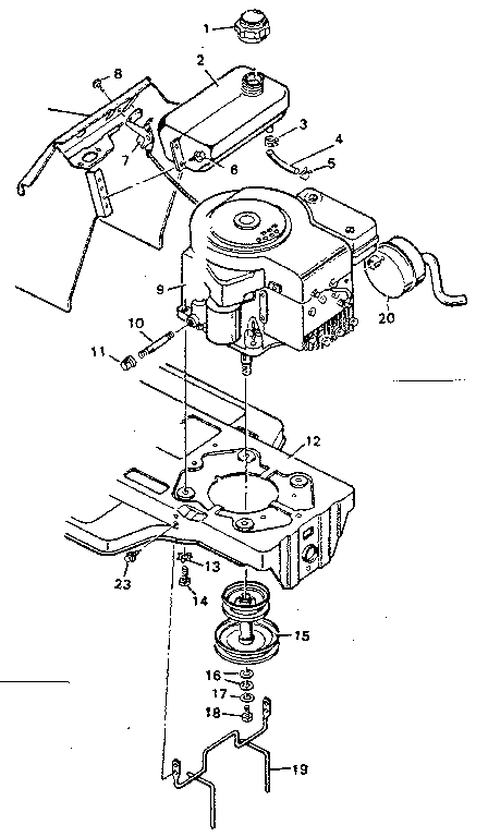 Craftsman 502254280 engine diagram