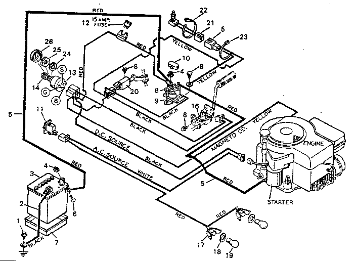 Craftsman 502254280 wiring diagram diagram