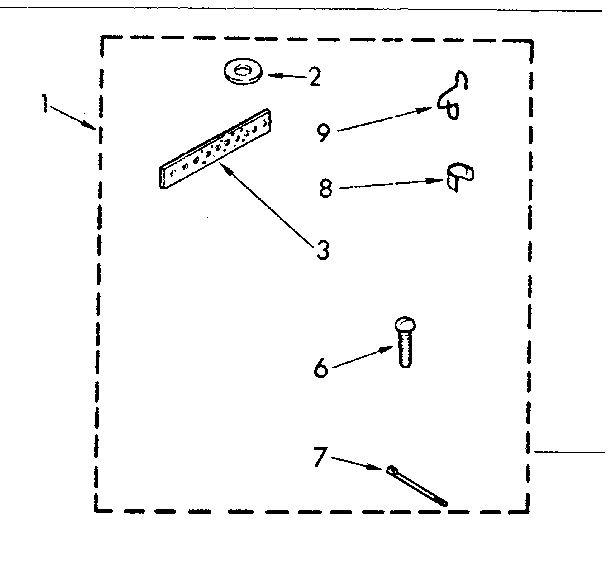 Kenmore 11082672610 miscellaneous parts diagram
