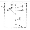 Kenmore 11082681810 miscellaneous parts diagram