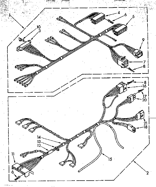 Kenmore 11082692610 wiring harness diagram