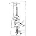 Kenmore 11082683310 brake and drive tube parts diagram