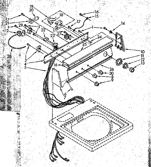 Kenmore 11082692720 control panel parts diagram
