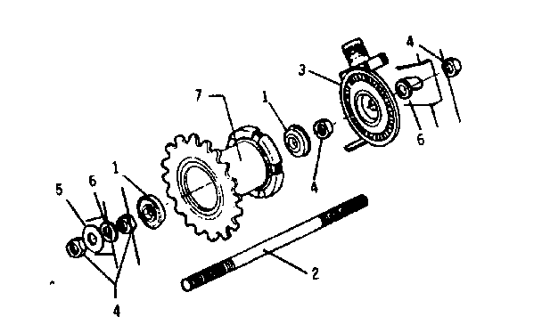 Lifestyler 806287820 front hub assembly diagram