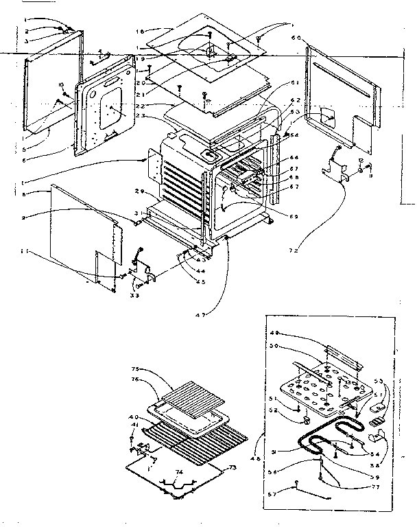 Kenmore 15441082 body assembly parts diagram