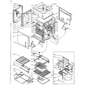 Kenmore 15441180 oven body diagram