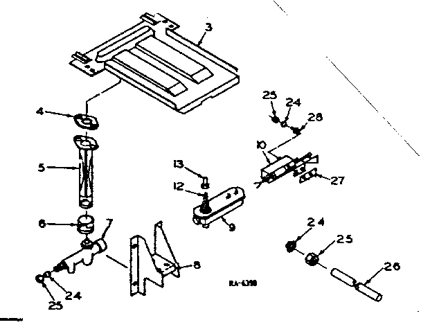 Kenmore 1543056640 burner parts diagram