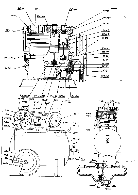 Craftsman 1061846 replacement parts diagram