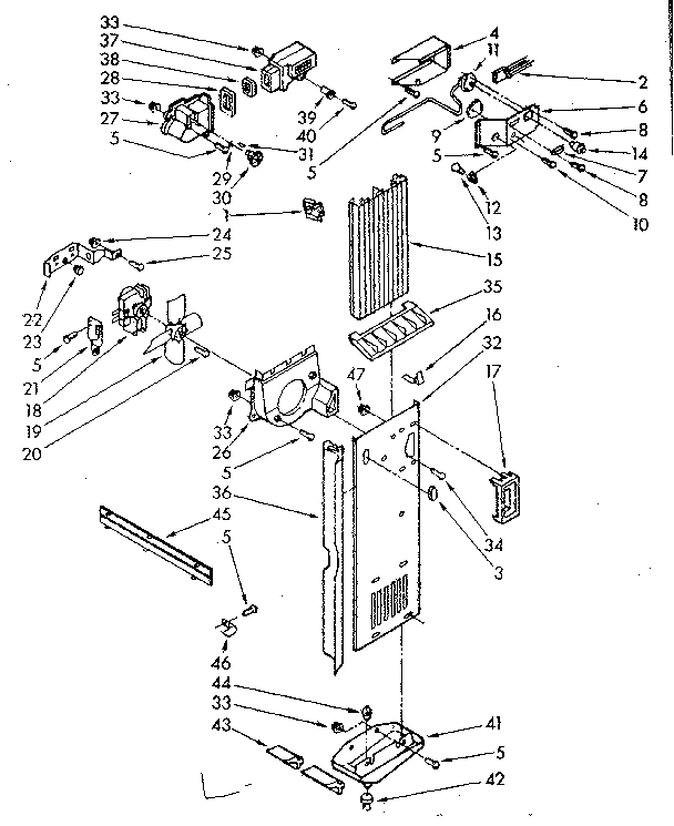 Kenmore 1068559210 air flow and control diagram