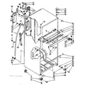 Kenmore 1068658241 cabinet parts diagram