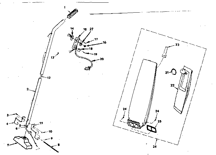Kenmore 1753440181 figure "a" diagram