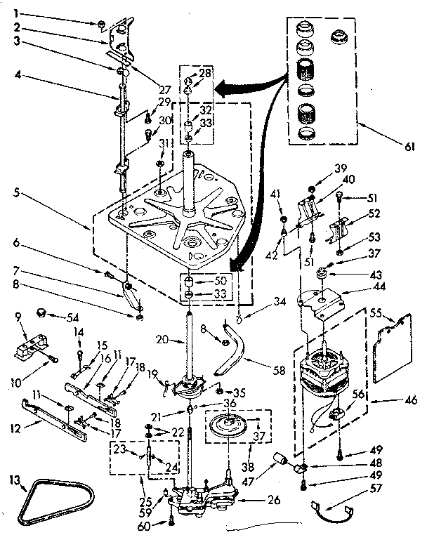 Kenmore 11082294500 limited edition drive parts diagram