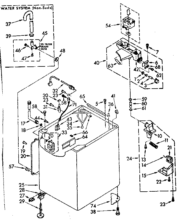 Kenmore 11082294500 limited edition cabinet parts diagram