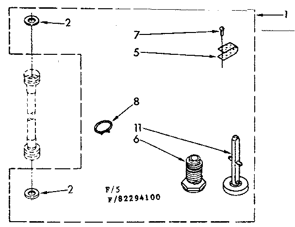 Kenmore 11082294500 limited edition miscellaneous parts diagram