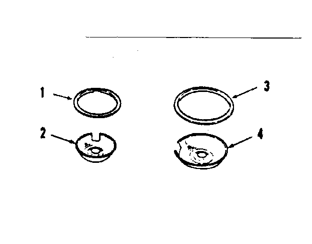 Kenmore 9119388412 optional porcelain pan and chrome ring kit diagram