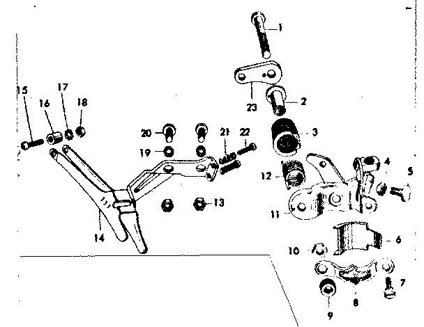 Sears 502474280 front derailleur diagram