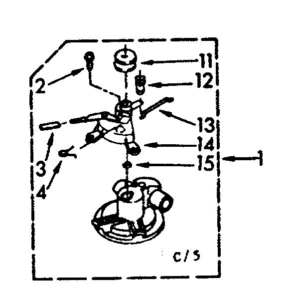 Kenmore 11082370200 water pump parts diagram