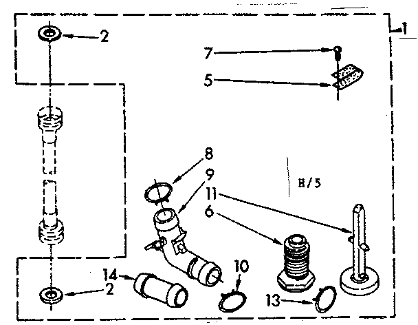 Kenmore 11082370200 miscellaneous parts diagram