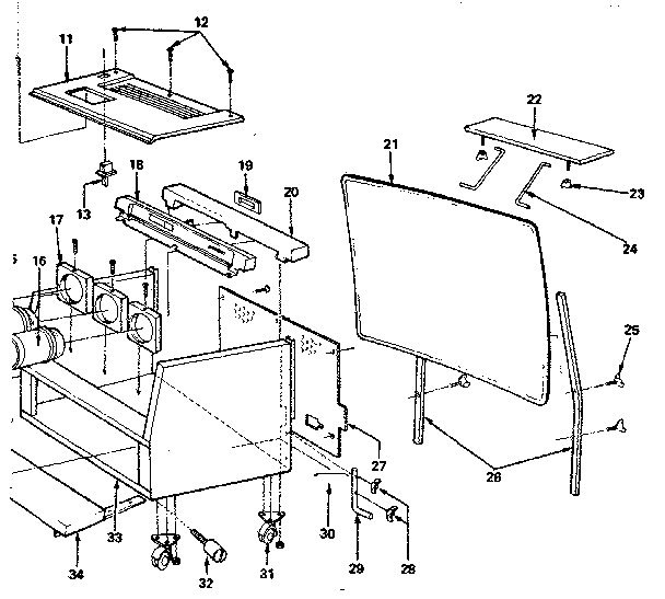 LXI 56454410550 cabinet diagram