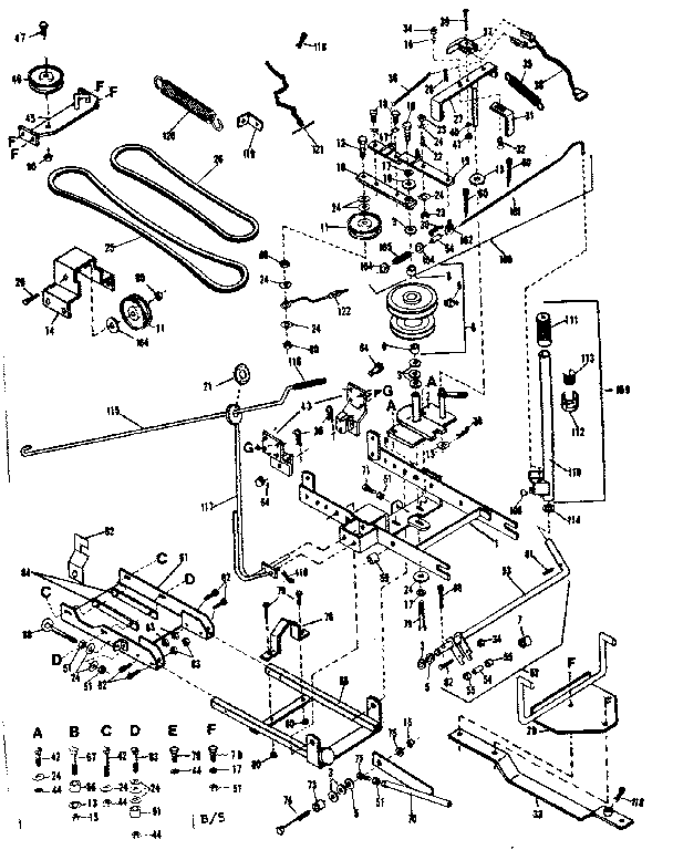 Craftsman 84224067 main frame diagram