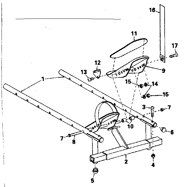 Shapemaster 1000 MULTI-STATION front cross tube diagram
