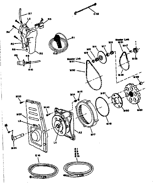 Craftsman 3954 motor assembly diagram