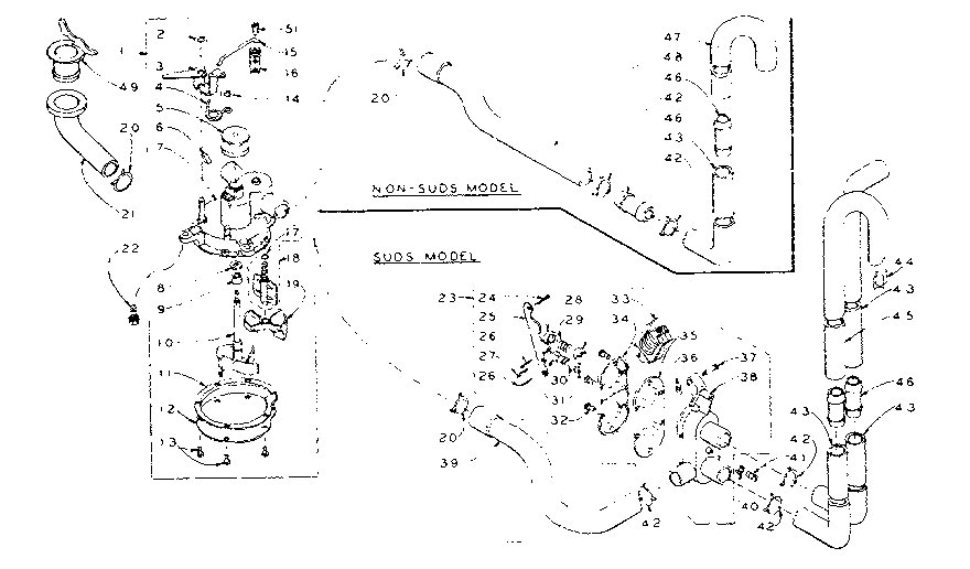 Kenmore 1105804100 water system diagram