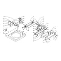 Kenmore 1105804202 top and console assembly diagram