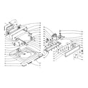 Kenmore 1105804300 machine top assembly diagram