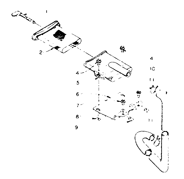Kenmore 1105805301 filter assembly diagram