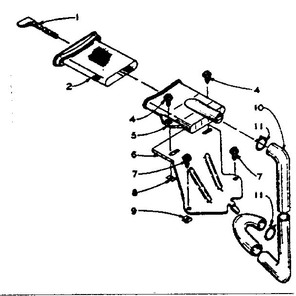 Kenmore 1105805802 filter assembly diagram