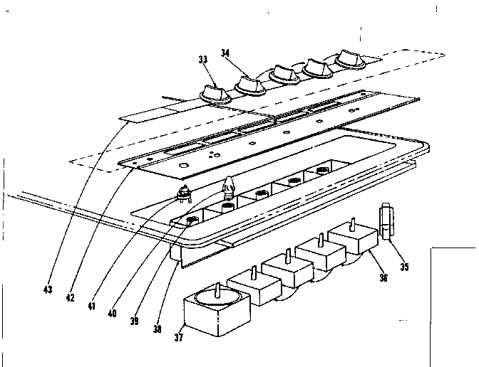Kenmore 10141756 switch section diagram